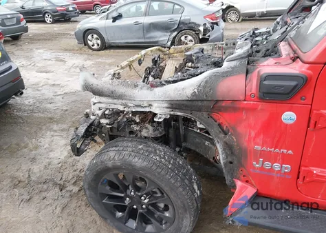 2023 Jeep Wrangler 4Xe Sahara 4X4 from USA, damaged, VIN 1C4JJXP60PW650782